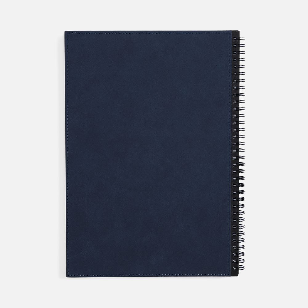 Ежедневник Notera Maxi, недатированный, синий / Миниатюра WWW (1000)