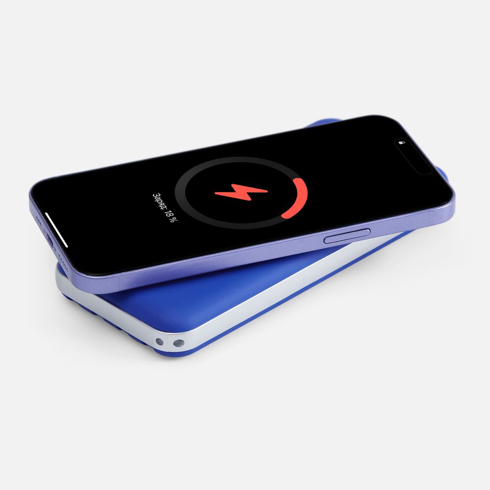 Внешний аккумулятор Omni Pro 10000 мАч, синий / Миниатюра WWW (1000)