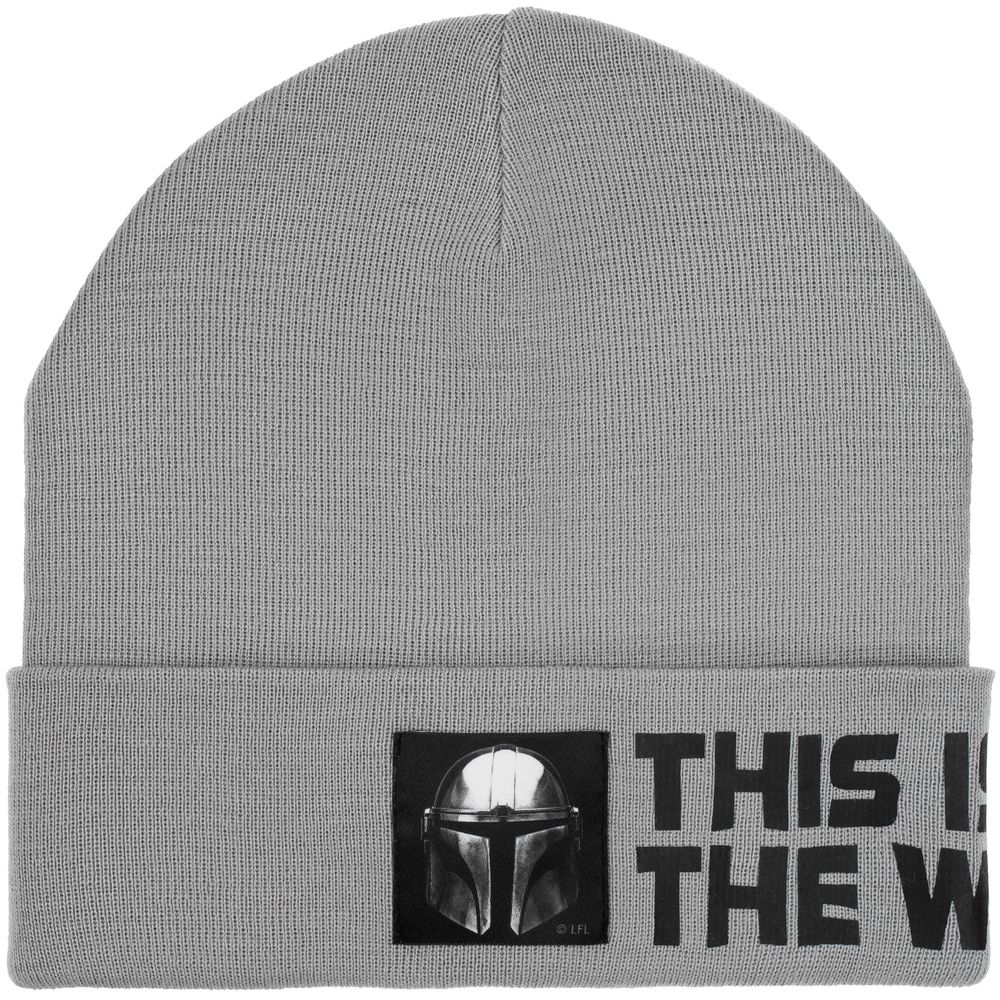 Шапка This Is The Way, светло-серая / Миниатюра WWW (1000)