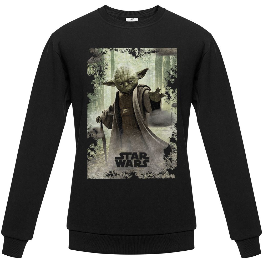 Свитшот «Мастер Йода», черный / Миниатюра WWW (1000)