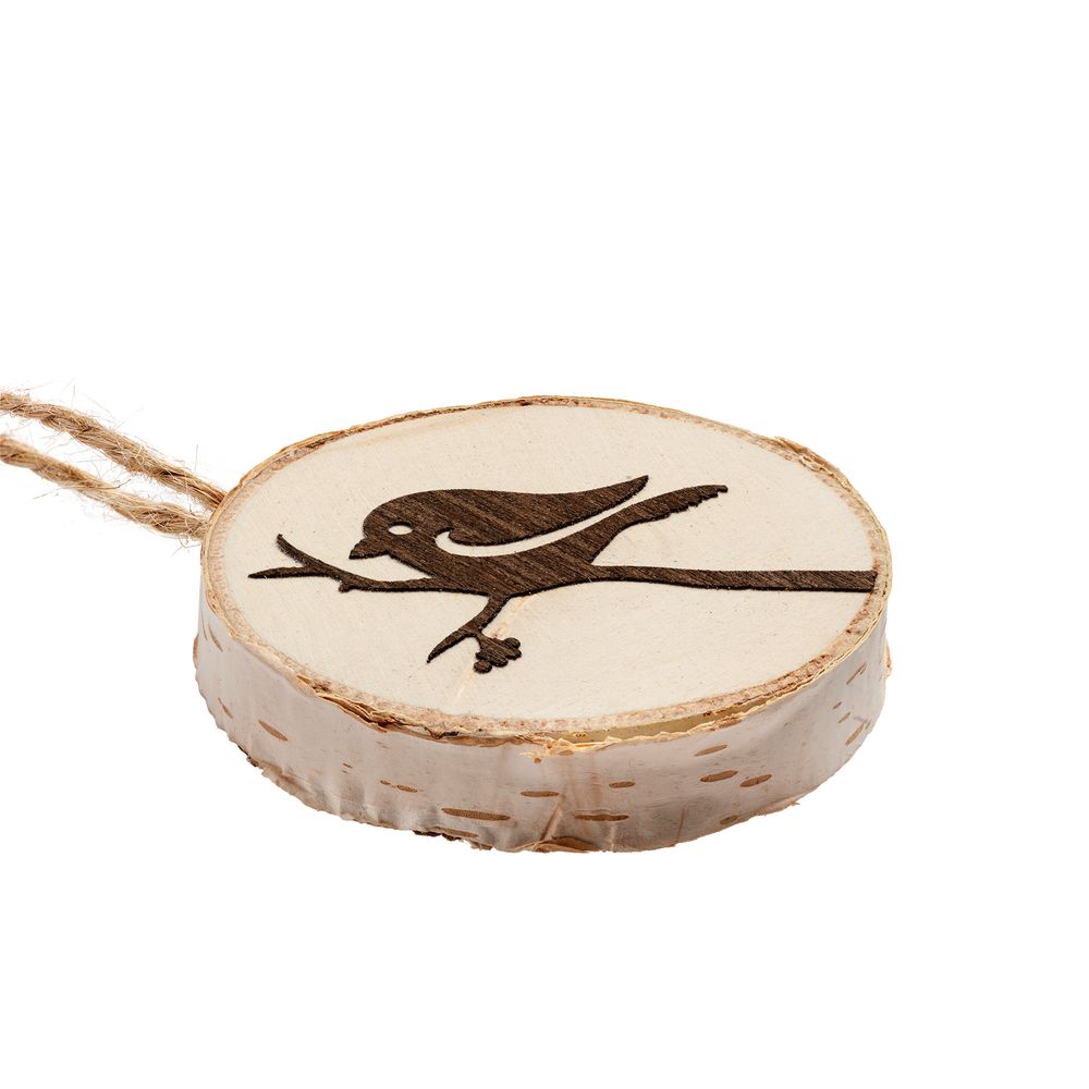 Подвеска Logger, со снегирем / Миниатюра WWW (1000)