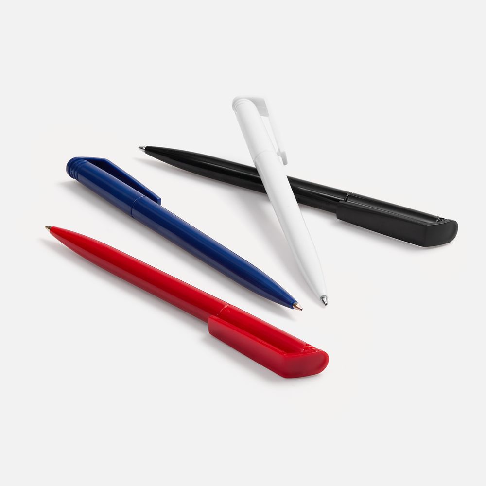 Ручка шариковая Flip, белая / Миниатюра WWW (1000)