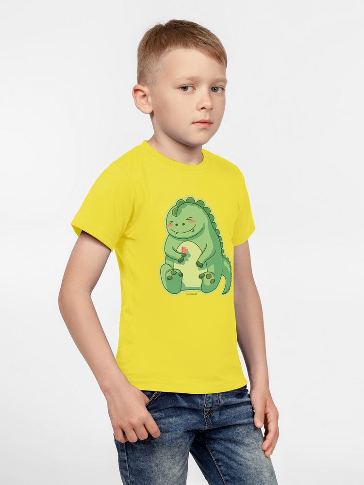 Футболка детская BabyZilla, желтая / Миниатюра WWW (1000)