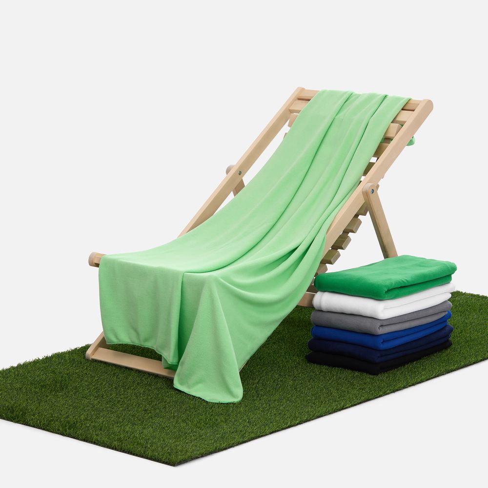 Флисовый плед Warm&Peace, светло-зеленый / Миниатюра WWW (1000)