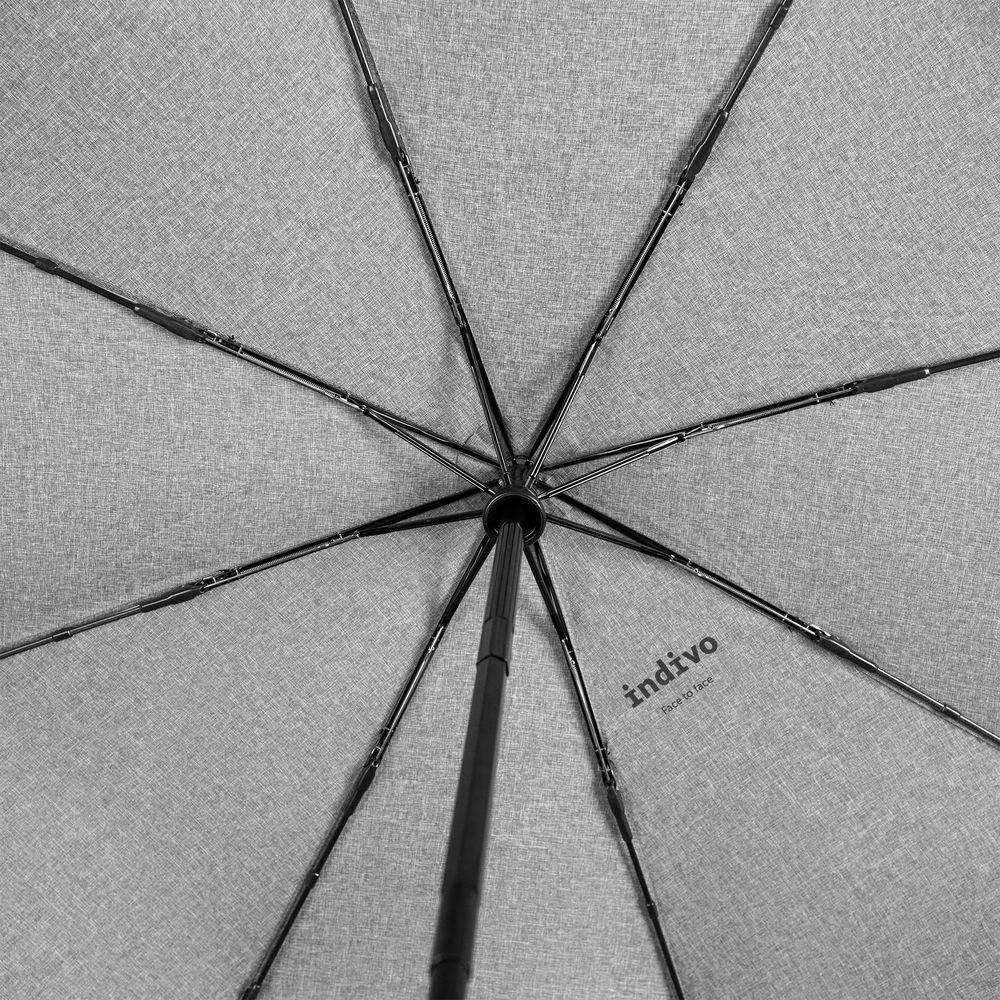 Складной зонт rainVestment, светло-серый меланж / Миниатюра WWW (1000)
