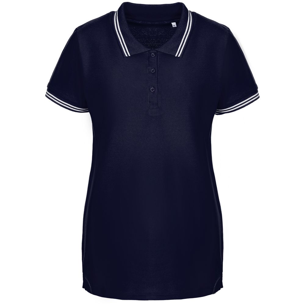 Рубашка поло женская Virma Stripes Lady, темно-синяя / Миниатюра WWW (1000)