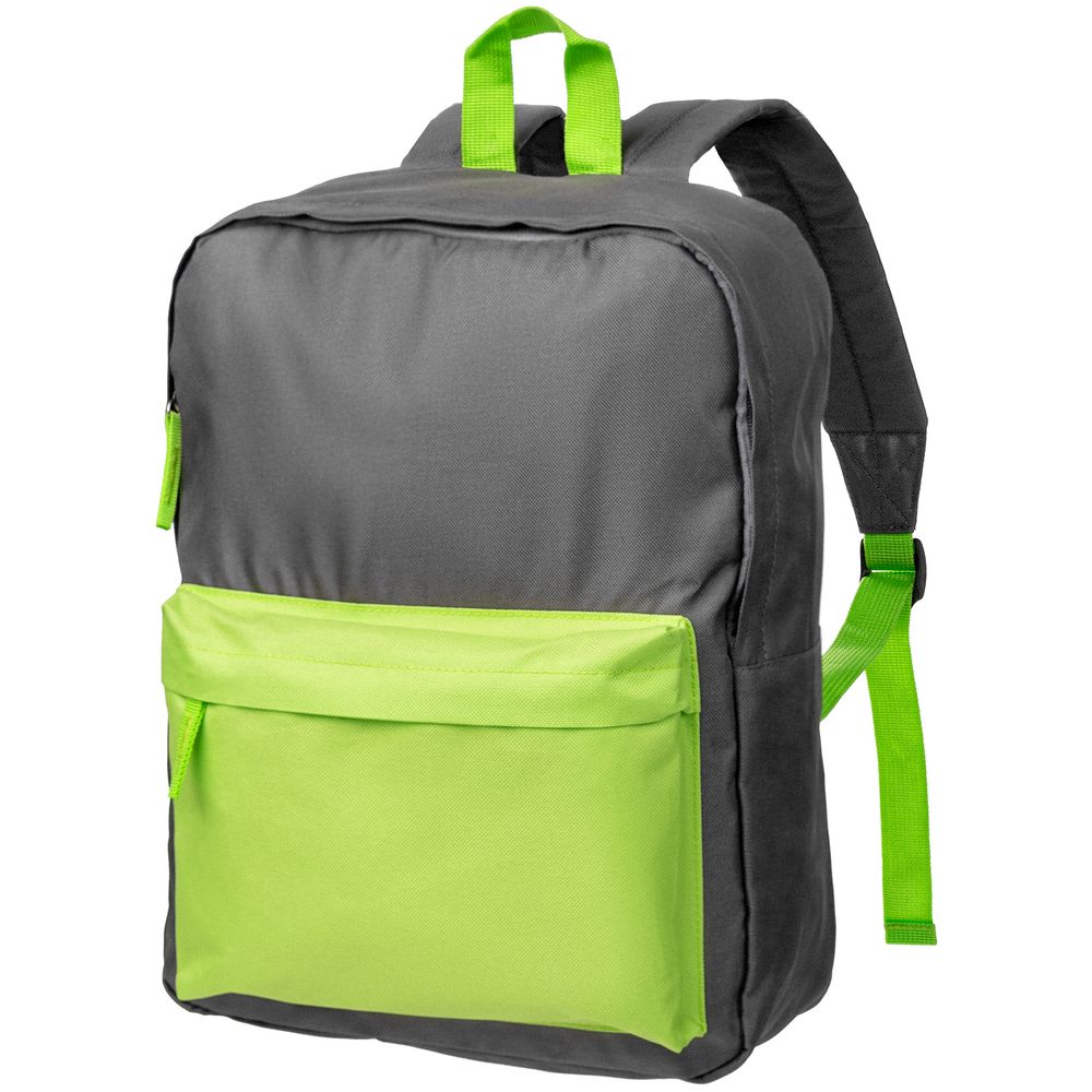 Рюкзак Sensa, серый с салатовым / Миниатюра WWW (1000)