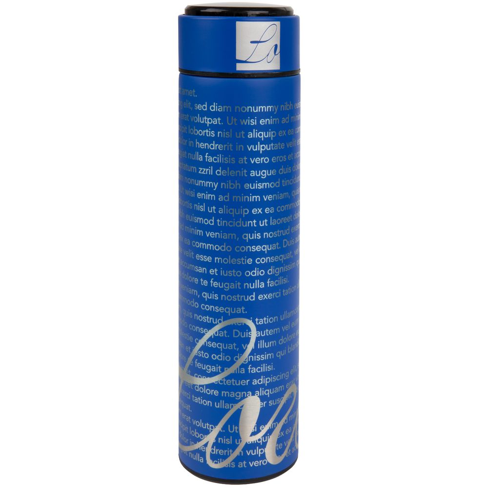 Смарт-бутылка Long Therm, синяя / Миниатюра нанесения (1000)