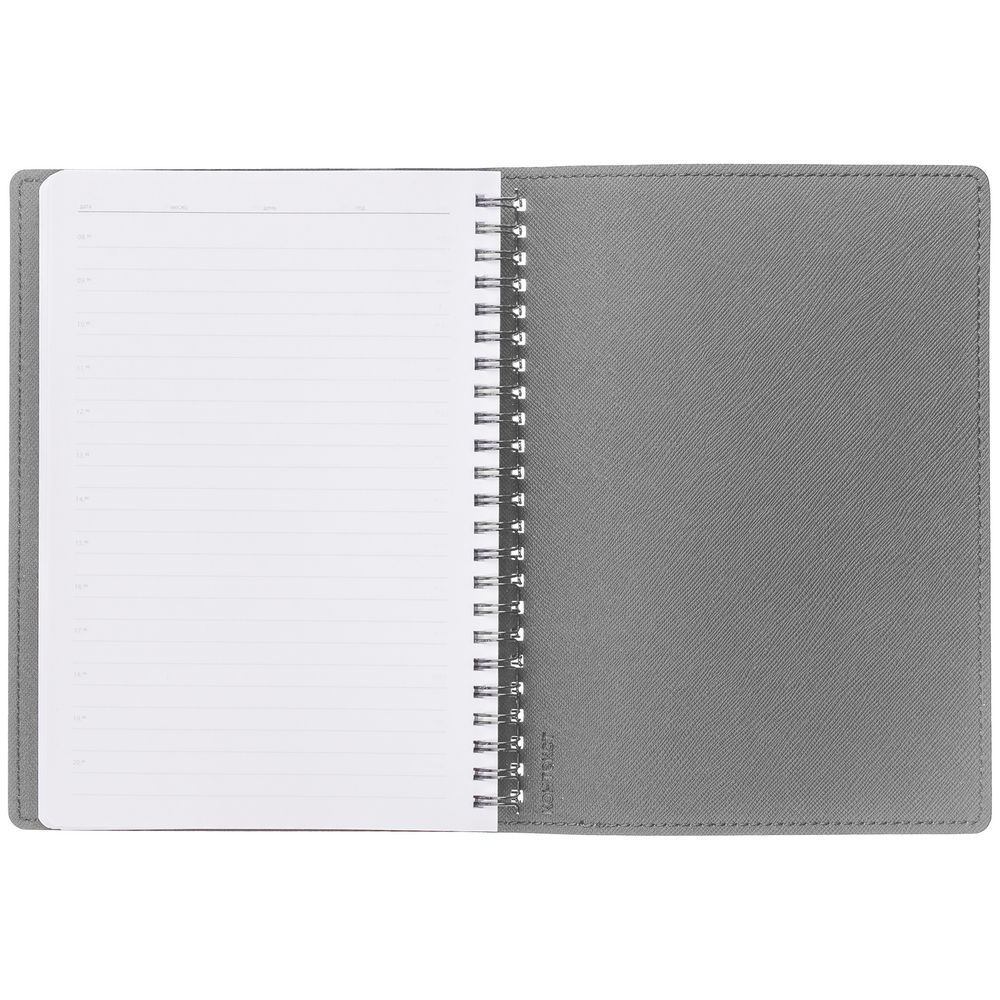 Ежедневник Spring Shall, недатированный, черный с серым / Миниатюра WWW (1000)