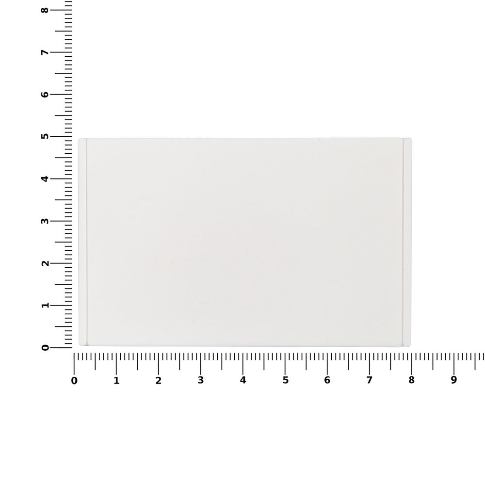 Лейбл из ПВХ Dzeta, L, белый / Миниатюра WWW (1000)