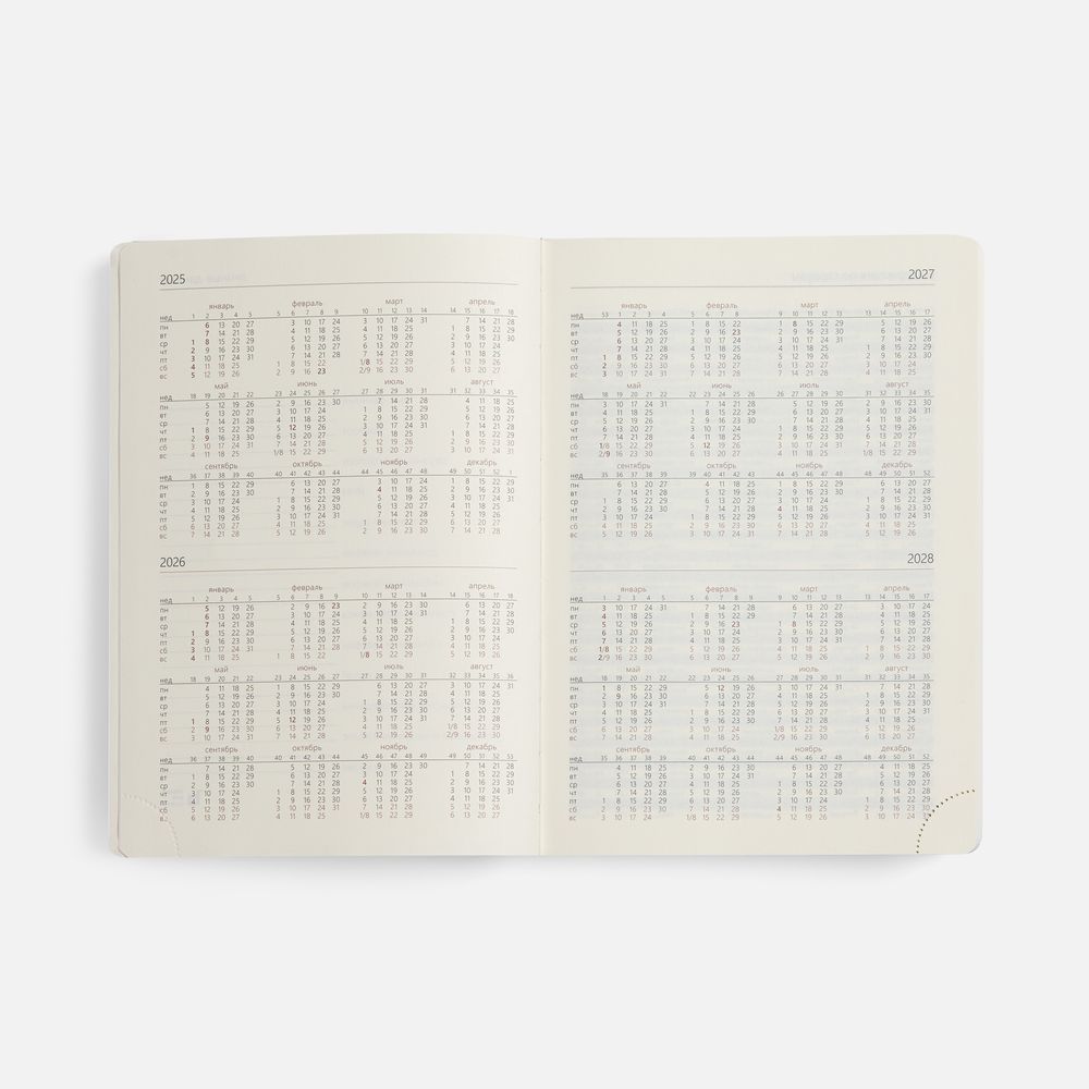 Ежедневник Capital, недатированный, черный / Миниатюра WWW (1000)