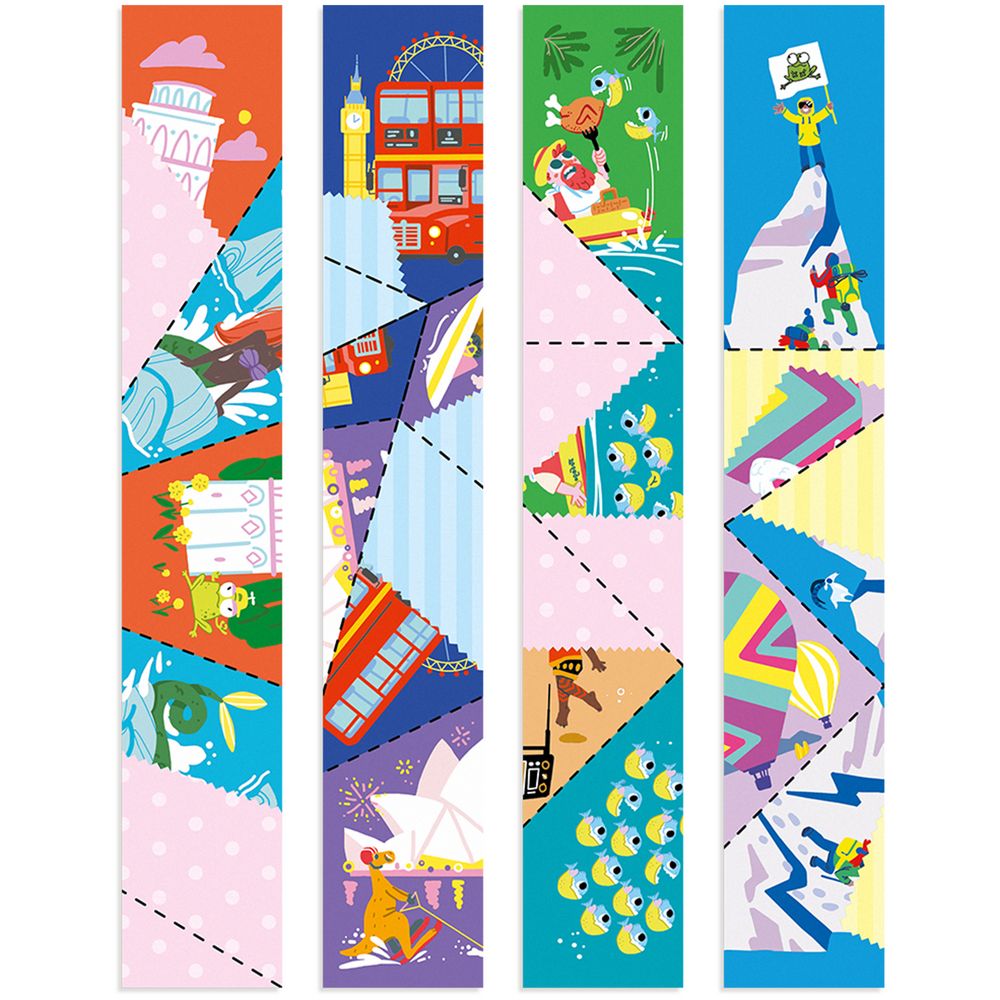 Головоломка-сгибалка «Вокруг света» / Миниатюра WWW (1000)