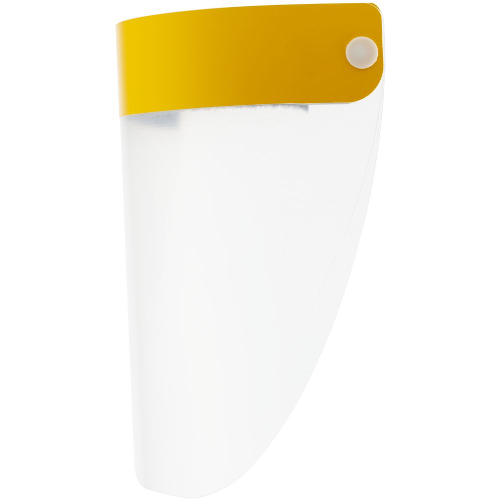 Прозрачный экран для лица Barrier, немедицинский, с желтой лентой / Миниатюра WWW (1000)