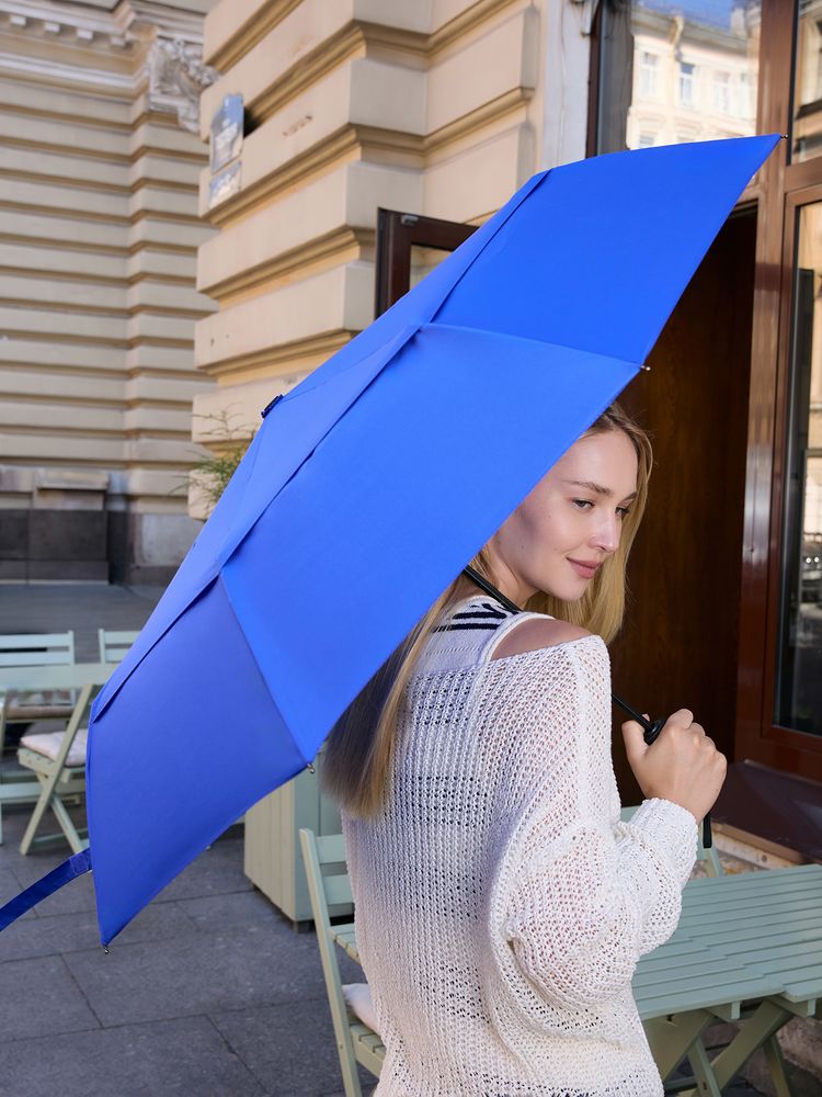 Складной зонт Dome Double с двойным куполом, синий / Миниатюра WWW (1000)