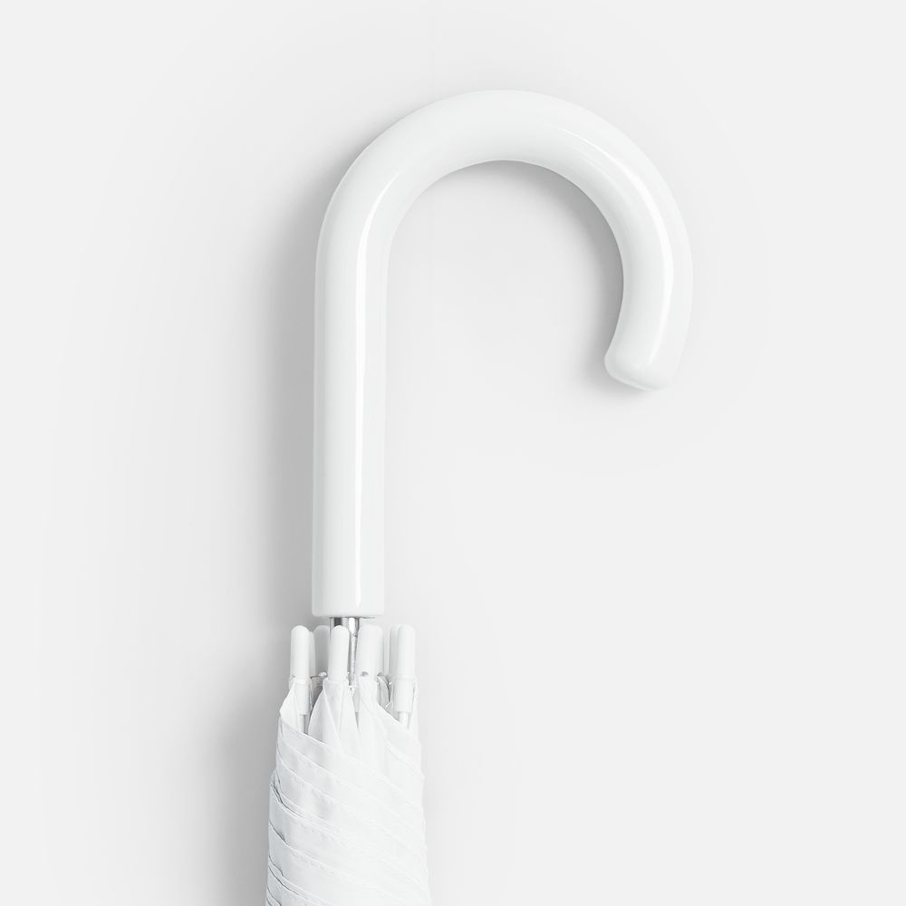 Зонт-трость Promo, белый / Миниатюра WWW (1000)