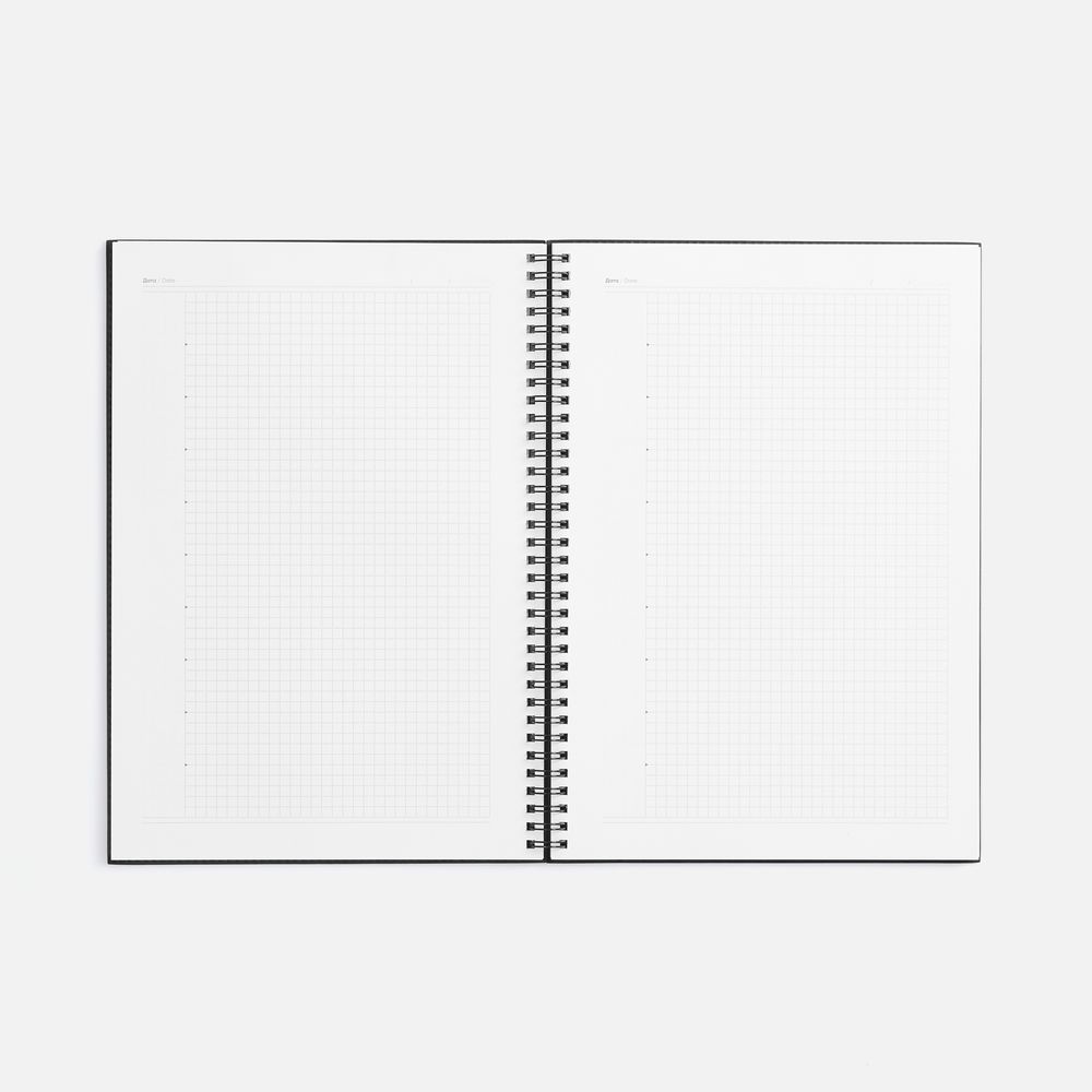 Ежедневник Notera Maxi, недатированный, синий / Миниатюра WWW (1000)