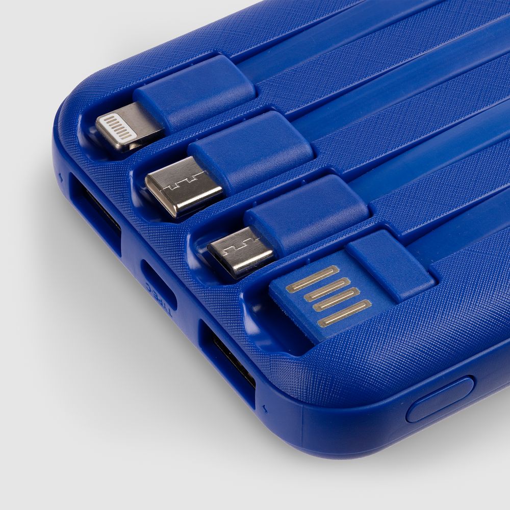 Аккумулятор Omni Qi 10000 мАч, ver.2, синий / Миниатюра WWW (1000)