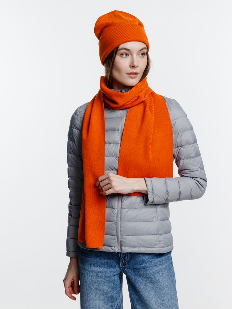 Шарф Real Talk, оранжевый / Миниатюра WWW (1000)