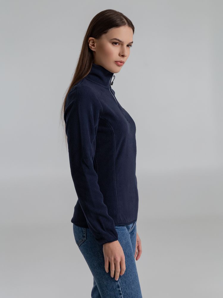 Толстовка флисовая женская Frontflip темно-синяя / Миниатюра WWW (1000)