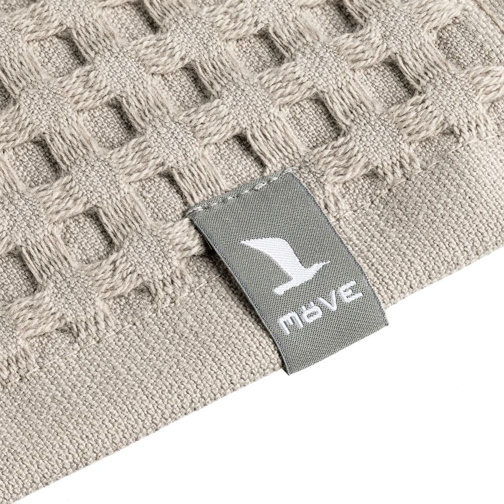 Полотенце вафельное Piquee, среднее, бежевое / Миниатюра WWW (1000)