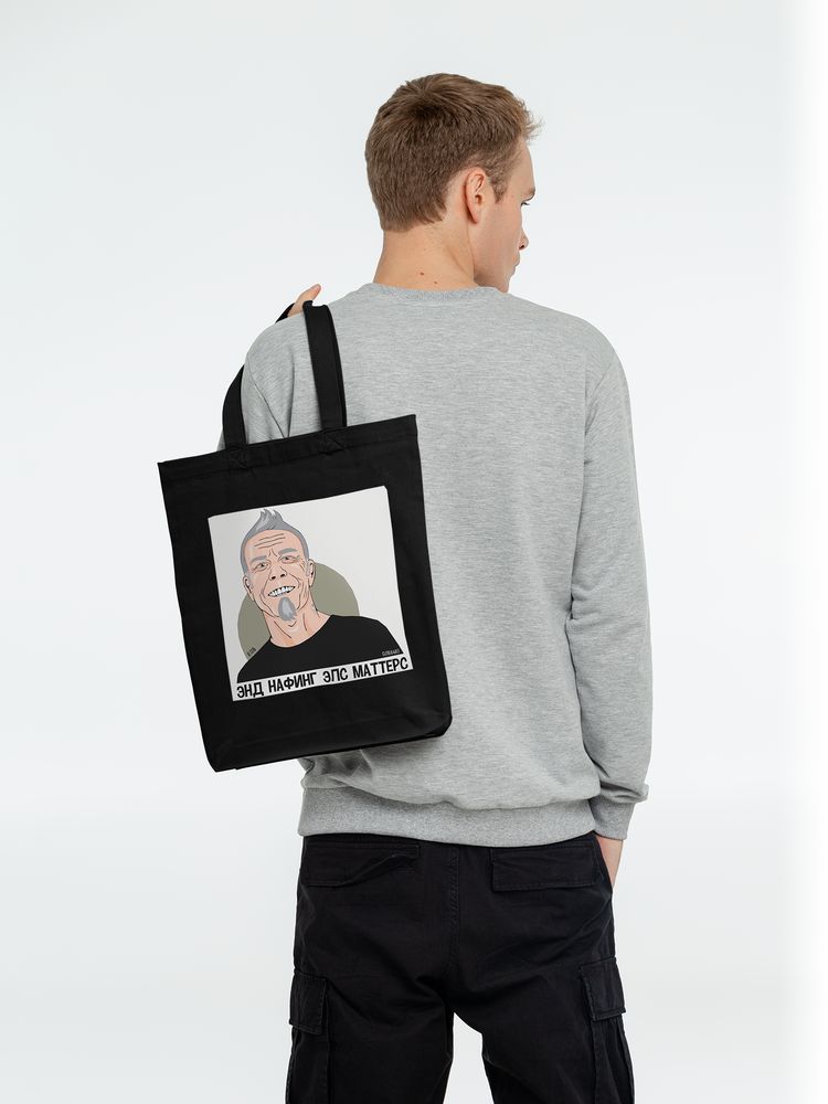 Холщовая сумка «Металлика», черная / Миниатюра WWW (1000)