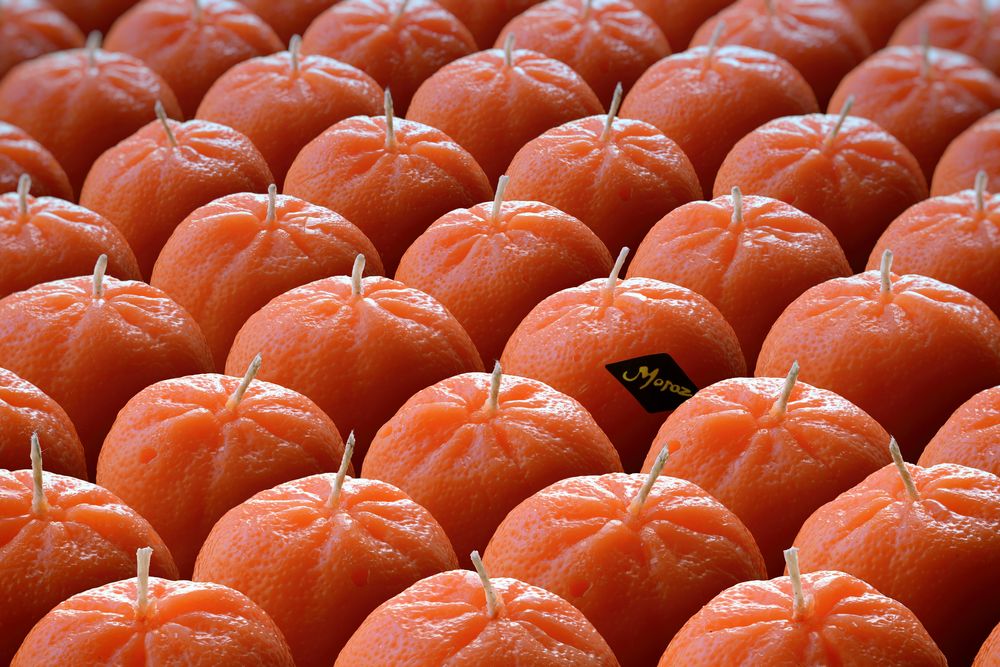 Свеча «Ящик мандаринов» / Миниатюра WWW (1000)