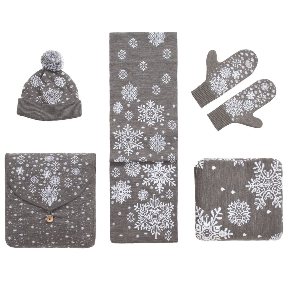 Плед Snow Fairy, серый / Миниатюра WWW (1000)