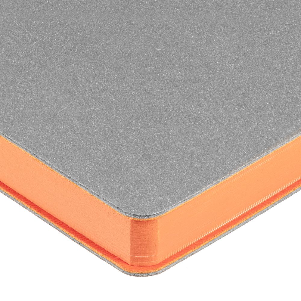 Ежедневник Flexpen, недатированный, серебристо-оранжевый / Миниатюра WWW (1000)