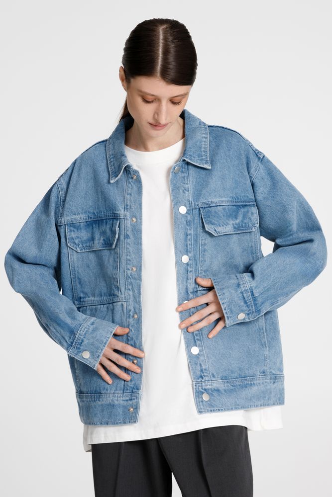 Куртка джинсовая O2, голубая / Миниатюра WWW (1000)