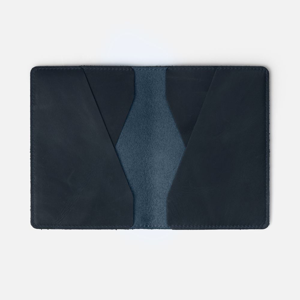 Обложка для паспорта inStream, синяя / Миниатюра WWW (1000)