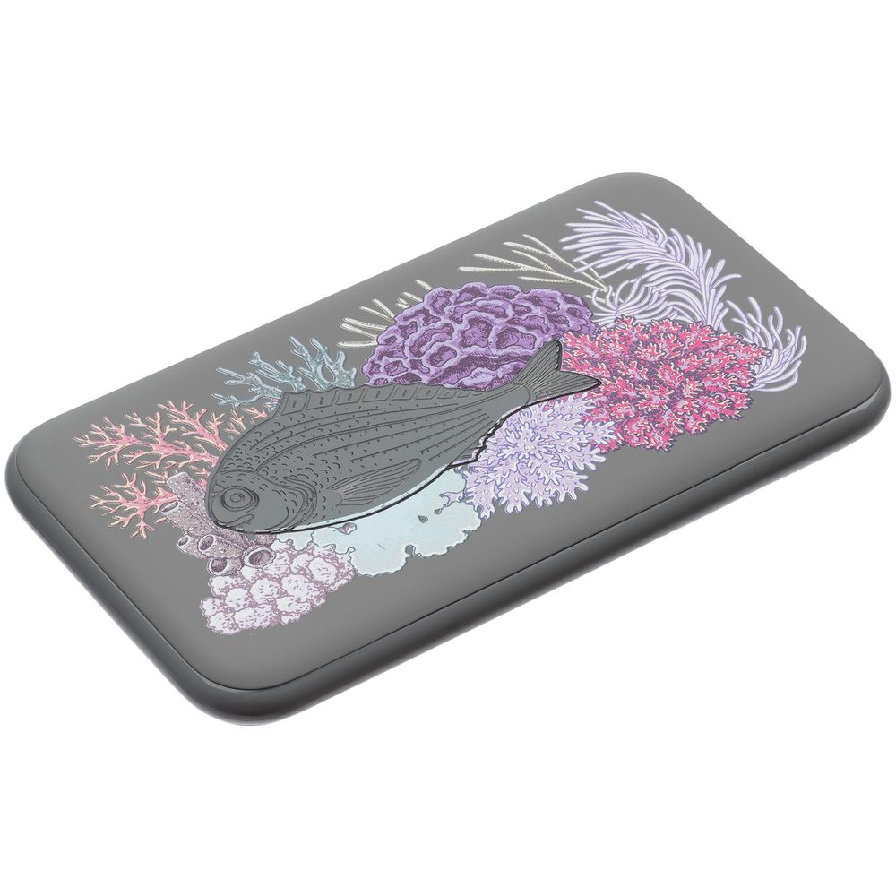 Аккумулятор с подсветкой markBright Town, 5000 мАч, серый / Миниатюра WWW (1000)