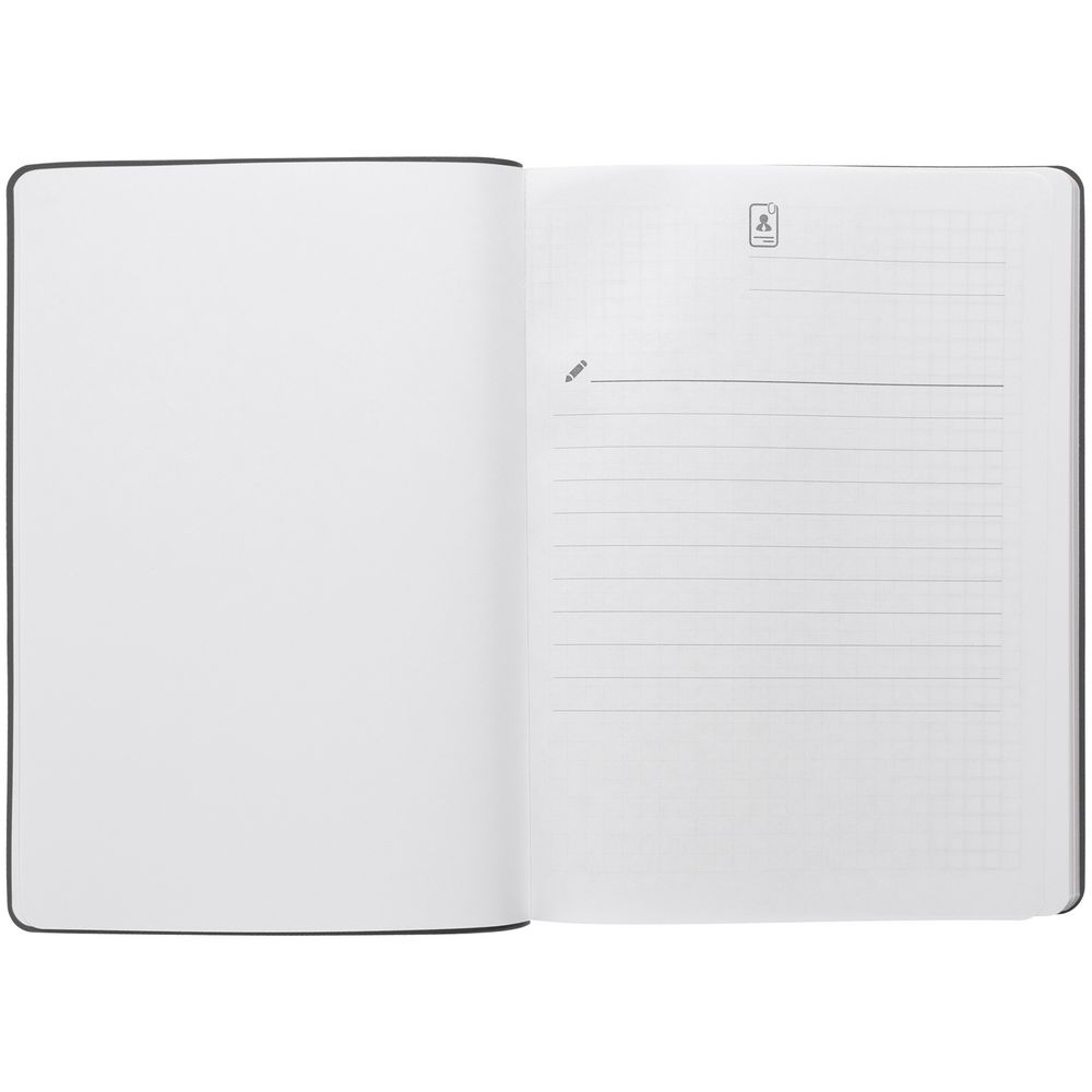 Блокнот Verso в клетку, оранжевый / Миниатюра WWW (1000)