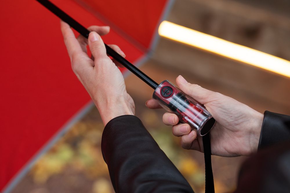 Зонт наоборот складной Futurum, красный / Миниатюра WWW (1000)