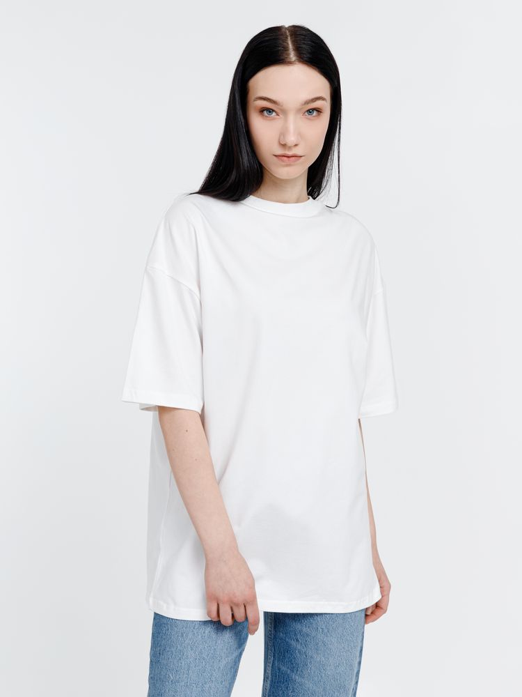 Футболка оверсайз унисекс Big Haul, молочно-белая / Миниатюра WWW (1000)