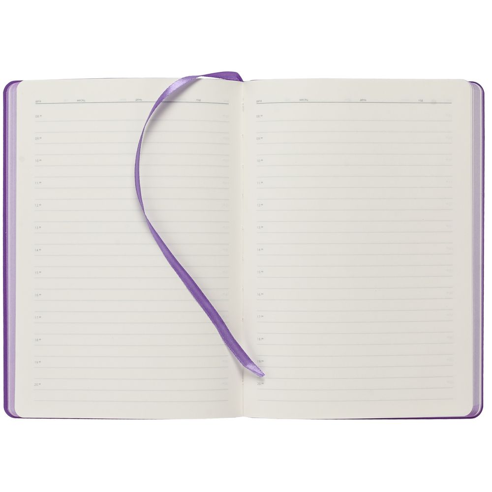 Ежедневник Ridge, недатированный, сиреневый / Миниатюра WWW (1000)