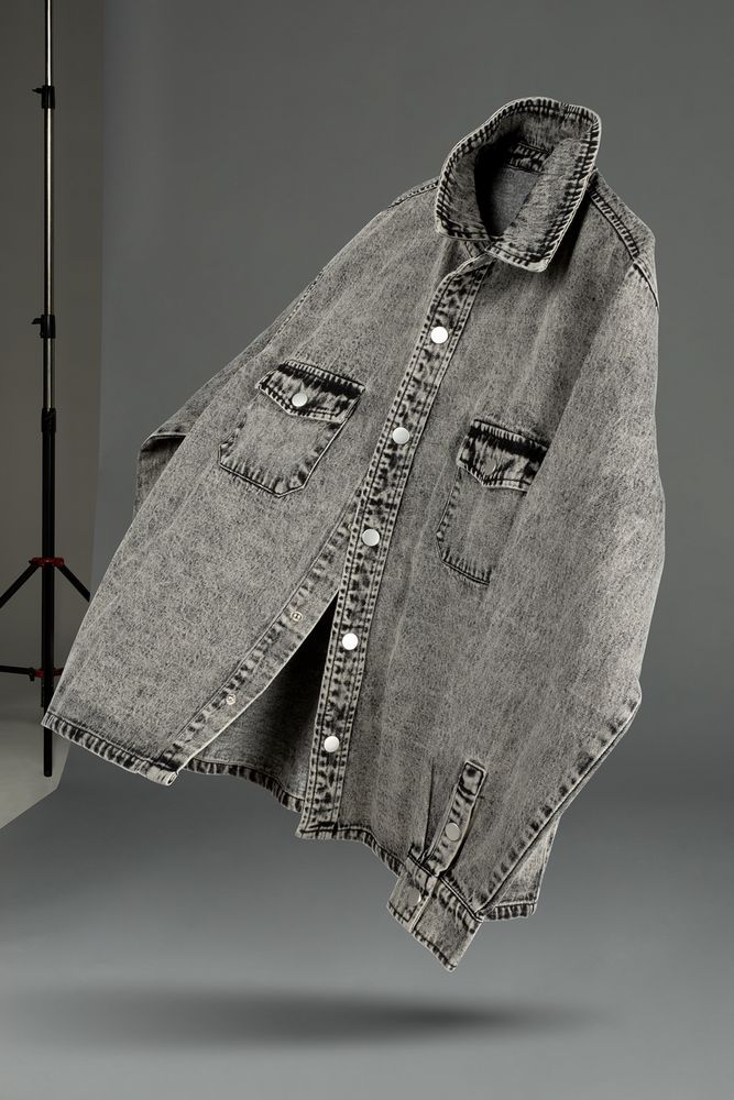 Куртка джинсовая O3, серая / Миниатюра WWW (1000)