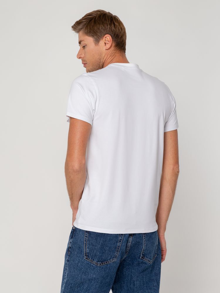 Футболка мужская T-bolka Stretch, белая / Миниатюра WWW (1000)