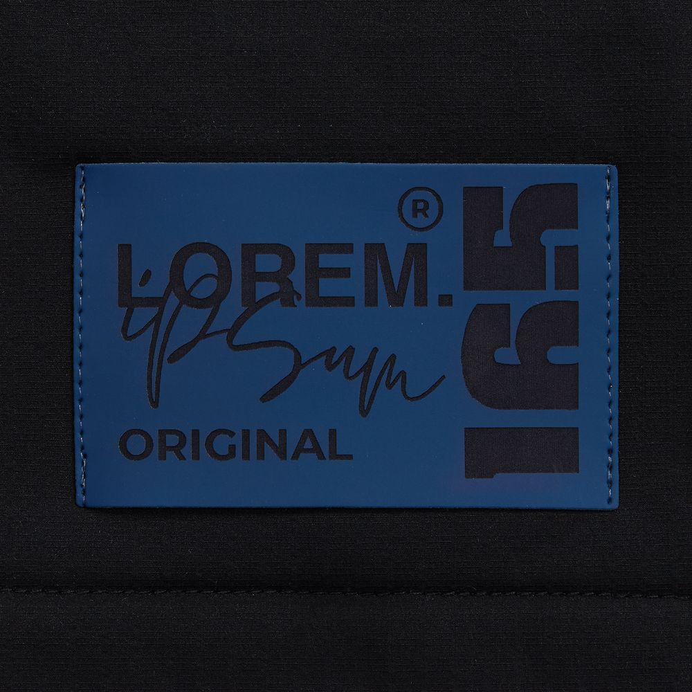 Жилет унисекс Sfera, черный / Миниатюра нанесения (1000)