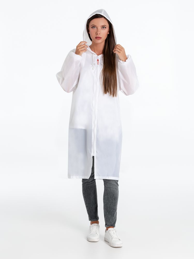 Дождевик «Щит Капитана Америки», белый / Миниатюра WWW (1000)