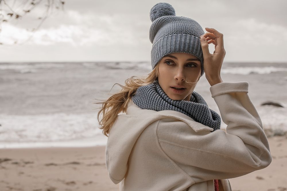 Шапка Brugge, голубая / Миниатюра WWW (1000)