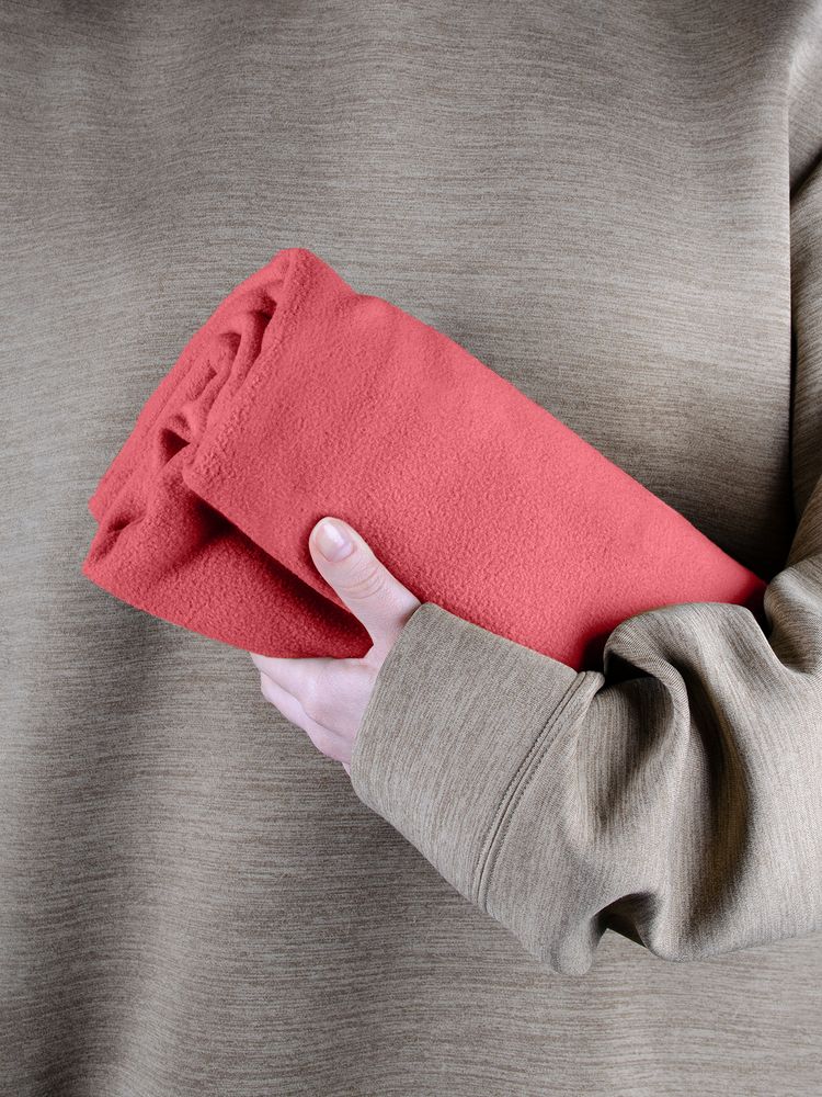 Флисовый плед Warm&Peace, розовый (коралловый) / Миниатюра WWW (1000)