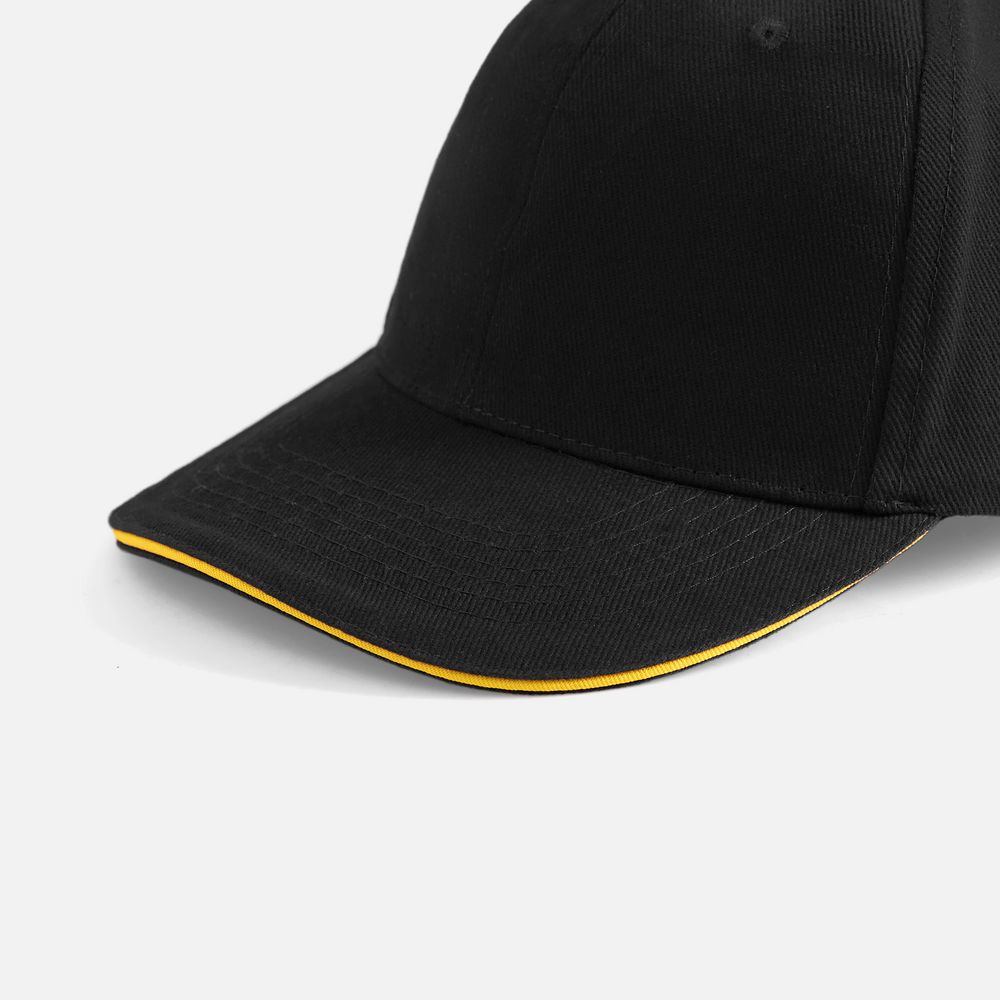 Бейсболка Buffalo, черная с желтым / Миниатюра WWW (1000)