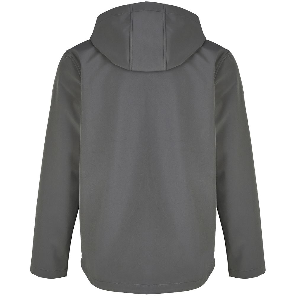 Куртка софтшелл с капюшоном мужская Race Men, темно-серая / Миниатюра WWW (1000)