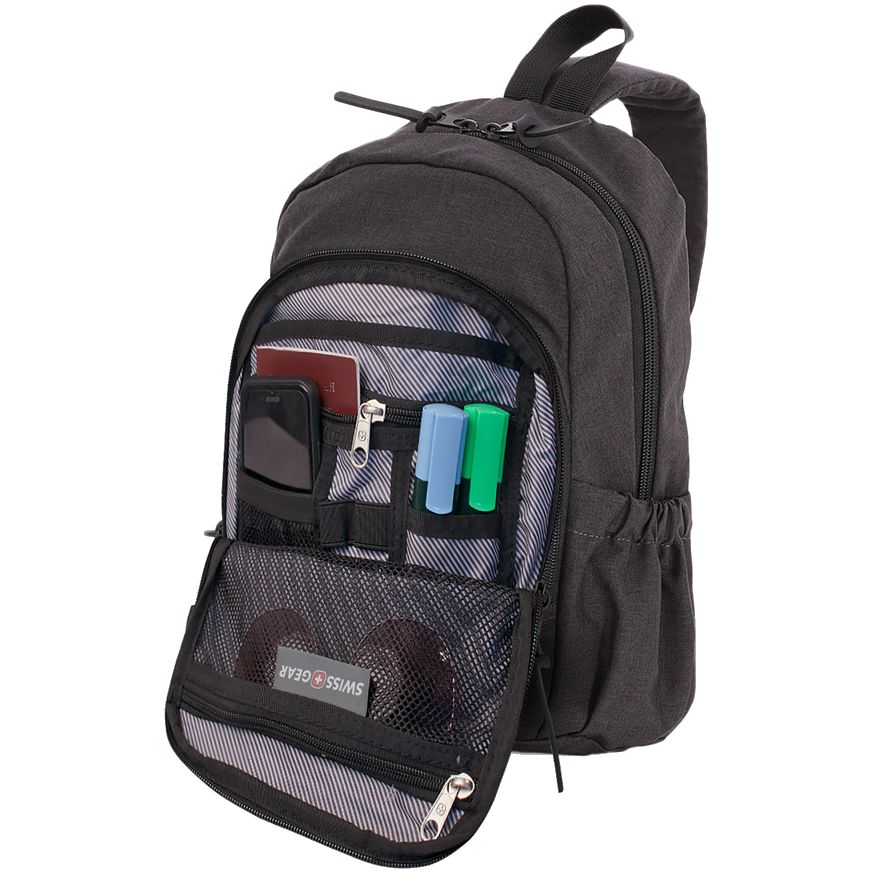 Рюкзак на одно плечо Swissgear Grey Heather, серый / Миниатюра WWW (1000)