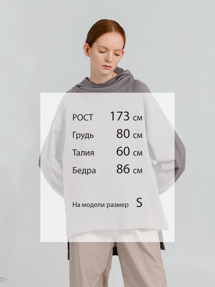 Худи унисекс Vozduh 1.0, серое / Миниатюра WWW (1000)