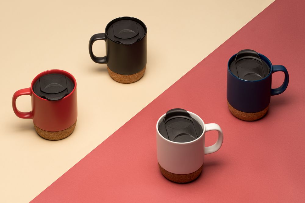 Кружка Corky Walk, черная / Миниатюра WWW (1000)