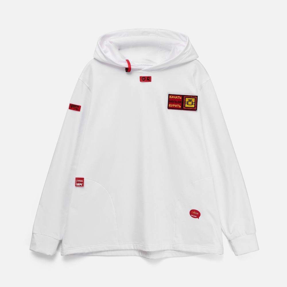 Лейбл из ПВХ Dzeta, S, красный / Миниатюра нанесения (1000)