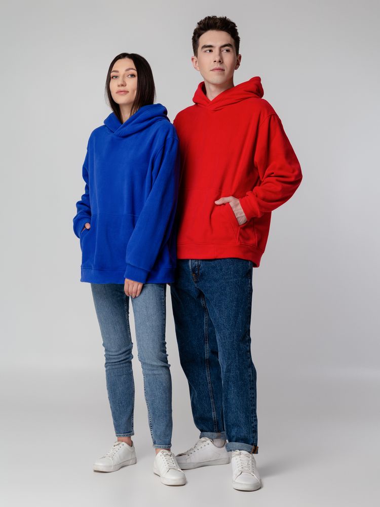 Худи флисовое унисекс Manakin, ярко-синее / Миниатюра WWW (1000)