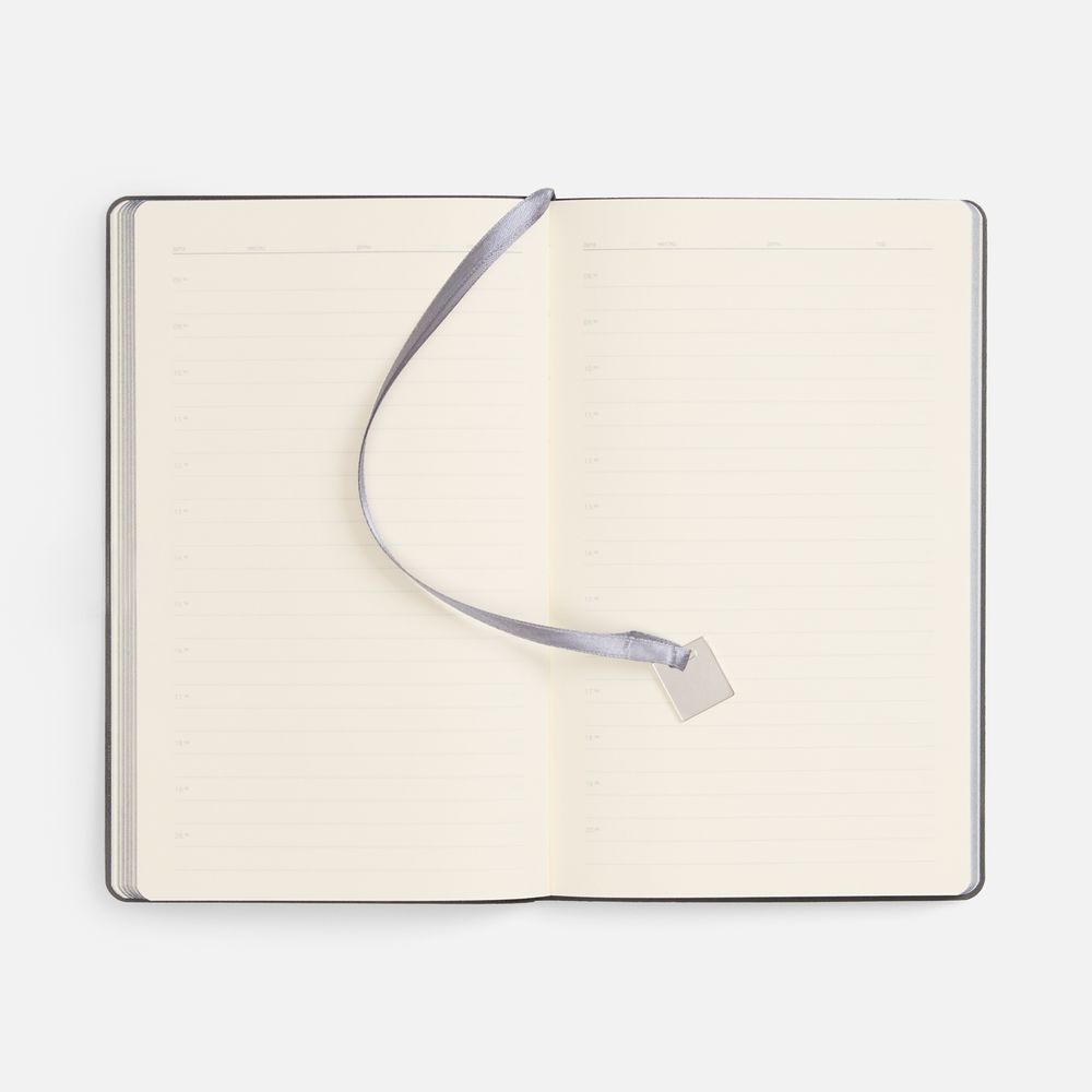 Ежедневник Shall Light, недатированный, серый / Миниатюра WWW (1000)