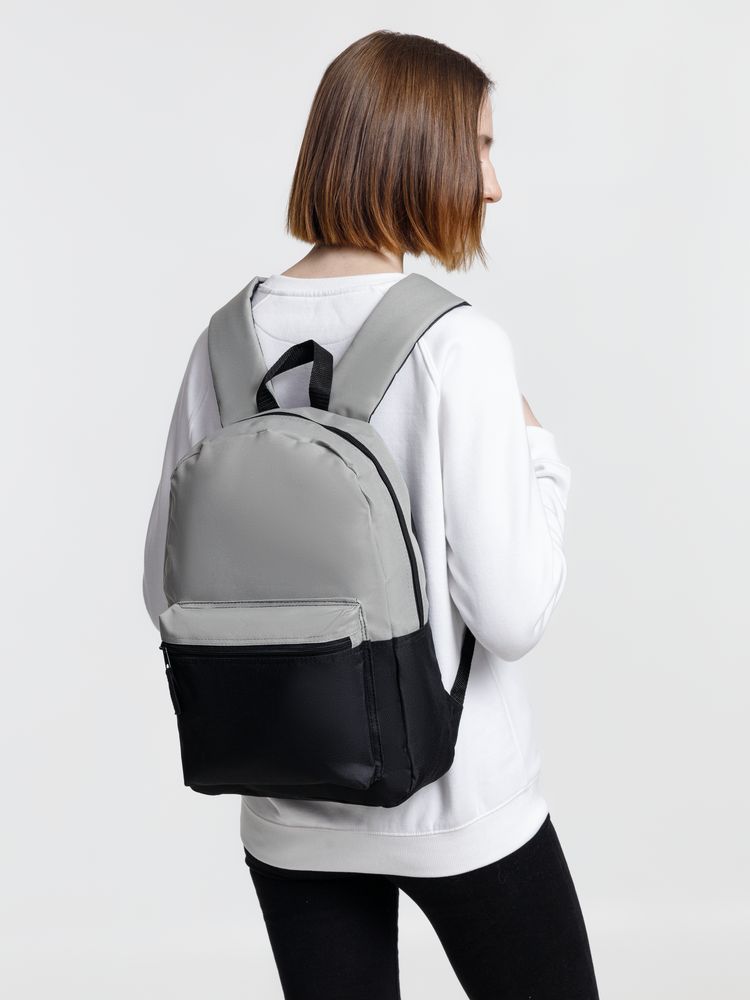 Рюкзак Base Up, черный с серым / Миниатюра модельного (1000)